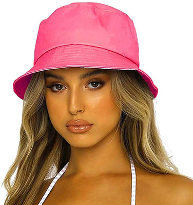 INFISPACE BUCKET HAT(DARK PINK, Pack of 1)