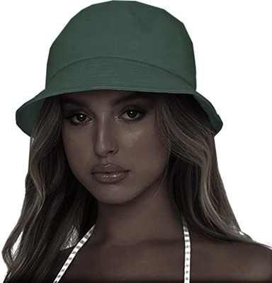 INFISPACE BUCKET HAT(Dark Green, Pack of 1)