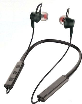 Foxne Point SM-X8 22 Hours Bluetooth Neckband Bluetooth Headset (Grey) Bluetooth(Black, Grey, In the Ear)