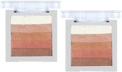 ADJD Perfect Brick Highlighter 01 Pack Of 2 Highlighter(Multi Color)