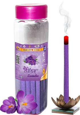 Shankh Lavender Dhoop Stick (Incense Stick) Pack of 40 gram Fragrance Lavender(40 g, Set of 1)