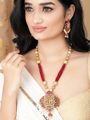 RUBANS Alloy Gold-plated Gold Jewellery Set(Pack of 1)