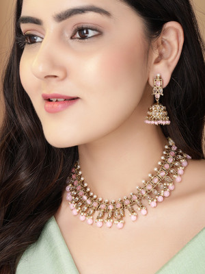 RUBANS Alloy Gold-plated Gold Jewellery Set(Pack of 1)