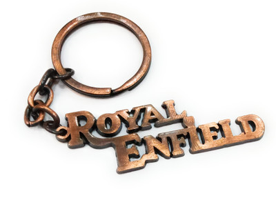 swagtreg Metallic Dark Brown Royal Enfield Premium Key Chain