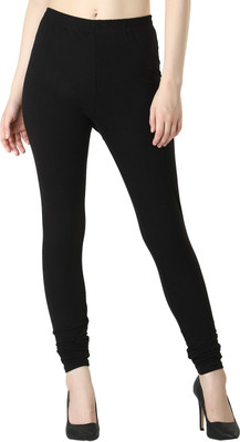 MENSIMPRESSION Churidar  Western Wear Legging(Black, Solid)
