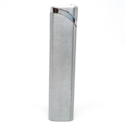 Ala Flame Portable Metal Body Aquila Cigarette Lighter | Windproof | Jet Flame | Butane Gas | Reffilable Pocket Lighter(Silver)