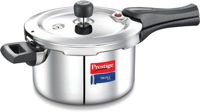 Prestige Svachh Triply 3 L Outer Lid Induction Bottom Pressure Cooker(Aluminium, Stainless Steel)