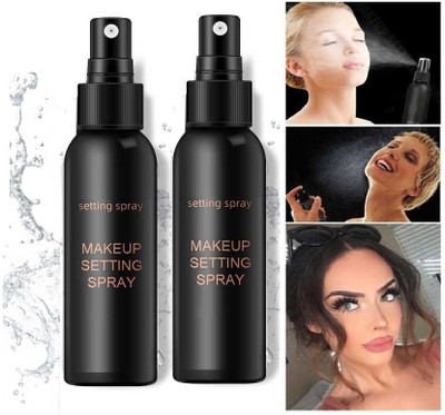 ADJD THE MATTE PREP & PRIME HYDRATING MAKEUP SETTING SPRAY FIXER PACK OF 2 Primer  - 200 ml(Transparent)