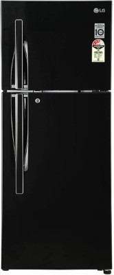 LG 260 L Frost Free Double Door Top Mount 3 Star Convertible Refrigerator(Ebony Sheen, GL-T292RESX)
