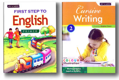 My First Step To English Primer & Cursive Writing Part II Combo Set Of 2 Books(Paperback, Bookmate)