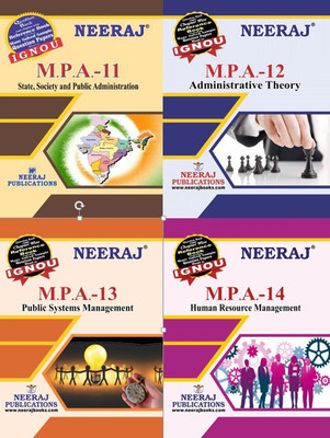 IGNOU MPA-011 : State, Society And Public Administration MPA-012 : Administrative Theory MPA-013 : Public Systems Management MPA-014 : Human Resource Management(Paperback, Experts Panel of Neeraj Publication) IGNOU MPA-011 : State, Society And Public Administration MPA-012 : Administrative Theory MPA-013 : Public Systems Management MPA-014 : Human Resource Management(Paperback, Experts Panel of Neeraj Publication)