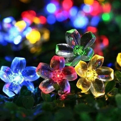 PRIMEFAIR 16 LEDs 3.12 m Multicolor Steady Flower Rice Lights(Pack of 1)
