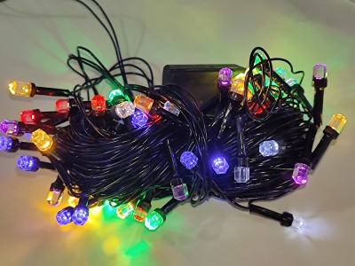 VeriMart 46 LEDs 20.07 m Multicolor Flickering String Rice Lights(Pack of 1)