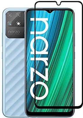 LIKEDESIGN Edge To Edge Tempered Glass for Realme Narzo 50A(Pack of 1)