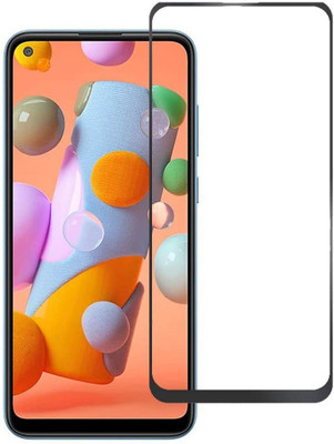 Obstinate Edge To Edge Tempered Glass for Realme C17, FULL GLUE, FULL COVERAGE(Pack of 1)