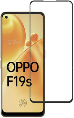 Q Box Edge To Edge Tempered Glass for Oppo F19s(Pack of 1)