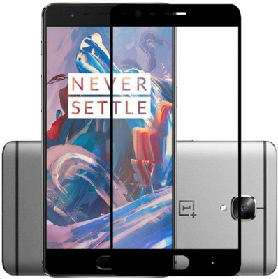Zinger Edge To Edge Tempered Glass for OnePlus 3, FULL GLUE, FULL COVERAGE(Pack of 1)