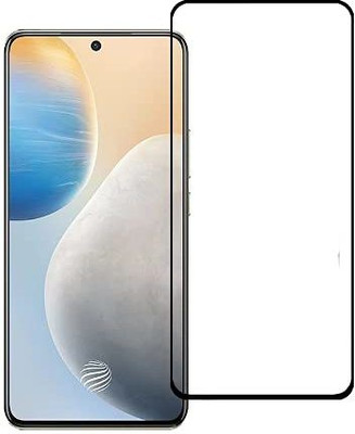 welldesign Edge To Edge Tempered Glass for Vivo X70, Vivo X70 5G, VIVO X70(Pack of 1)