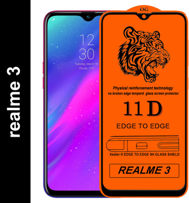 Rofix star Edge To Edge Tempered Glass for Realme 3(Pack of 1)