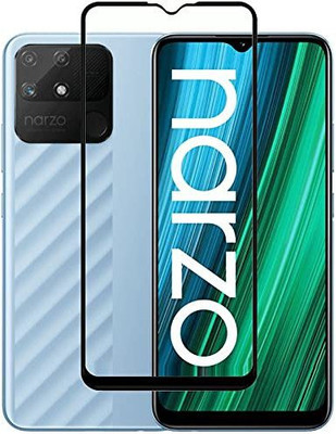 LIKEDESIGN Edge To Edge Tempered Glass for Realme Narzo 50A(Pack of 1)