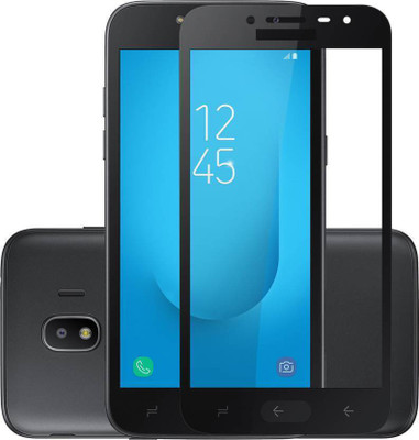 Blate Edge To Edge Tempered Glass for Samsung Galaxy J4, FULL GLUE, FULL COVERAGE(Pack of 1)