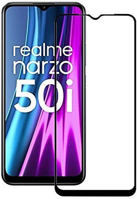 LIKEDESIGN Edge To Edge Tempered Glass for Realme Narzo 50i(Pack of 1)