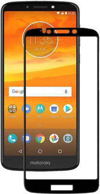 Obstinate Edge To Edge Tempered Glass for Motorola Moto E5, FULL GLUE, FULL COVERAGE(Pack of 1)