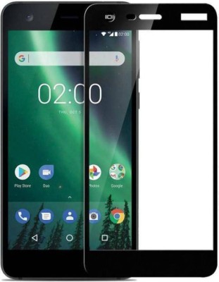 Blate Edge To Edge Tempered Glass for Nokia 2, FULL GLUE, FULL COVERAGE(Pack of 1)