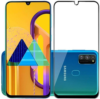 Resolute Edge To Edge Tempered Glass for Samsung Galaxy A30, FULL GLUE, FULL COVERAGE(Pack of 1)