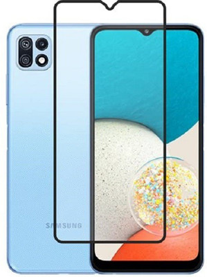 DSCASE Edge To Edge Tempered Glass for SAMSUNG Galaxy F42 5G(Pack of 1)