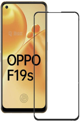 Q Box Edge To Edge Tempered Glass for Oppo F19s(Pack of 1)