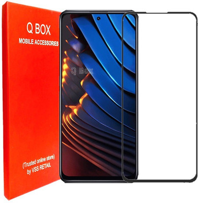 Q Box Edge To Edge Tempered Glass for poco x3 GT(Pack of 1)