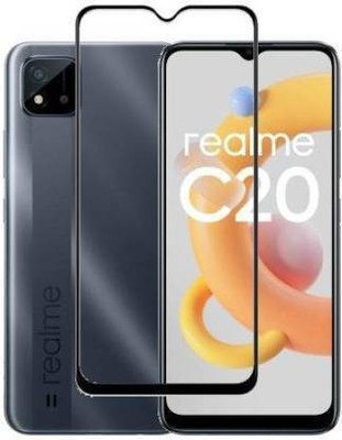 mellow Edge To Edge Tempered Glass for REALME C20(Pack of 1)