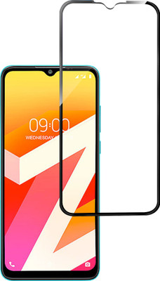 HUPSHY Edge To Edge Tempered Glass for LAVA Z4(Pack of 1)