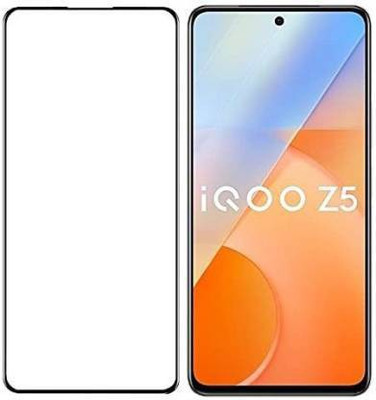 welldesign Edge To Edge Tempered Glass for iQOO Z5 5G, iQOO Z5, Vivo iQOO Z5 5G, Vivo iQOO Z5, iQ00 Z5 5G, iQOO Z5, VIVO iQOO Z5, iQOOZ5(Pack of 1)