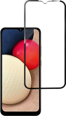 HUPSHY Edge To Edge Tempered Glass for SAMSUNG Galaxy A02s(Pack of 1)