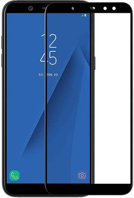 Zinger Edge To Edge Tempered Glass for Samsung Galaxy A6 Plus, FULL GLUE, FULL COVERAGE(Pack of 1)