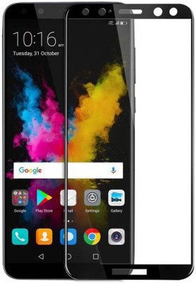 Resolute Edge To Edge Tempered Glass for Honor 9i, FULL GLUE, FULL COVERAGE(Pack of 1)