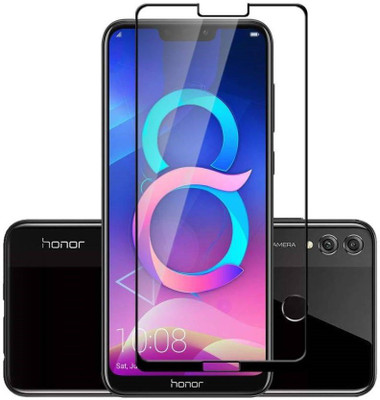 Zinger Edge To Edge Tempered Glass for Huawei Honor 8C, FULL GLUE, FULL COVERAGE(Pack of 1)