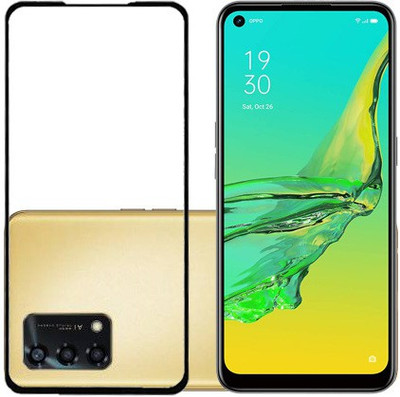 AARERED Edge To Edge Tempered Glass for Oppo F19S(Pack of 1)