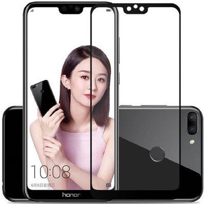 Blate Edge To Edge Tempered Glass for Honor 9i, FULL GLUE, FULL COVERAGE(Pack of 1)