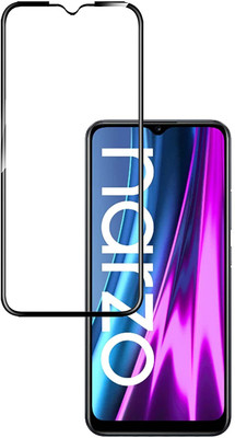 welldesign Edge To Edge Tempered Glass for Realme Narzo 50i(Pack of 1)