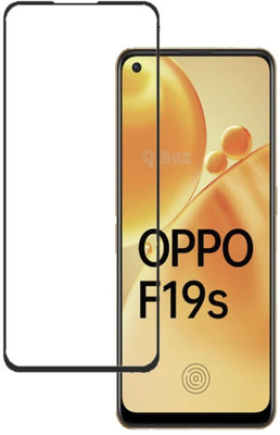 Q Box Edge To Edge Tempered Glass for Oppo F19s(Pack of 1)
