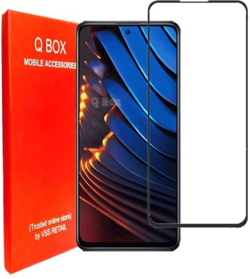 Q Box Edge To Edge Tempered Glass for poco x3 GT(Pack of 1)