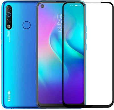 Zinger Edge To Edge Tempered Glass for Tecno Camon 12 Air, FULL GLUE, FULL COVERAGE(Pack of 1)