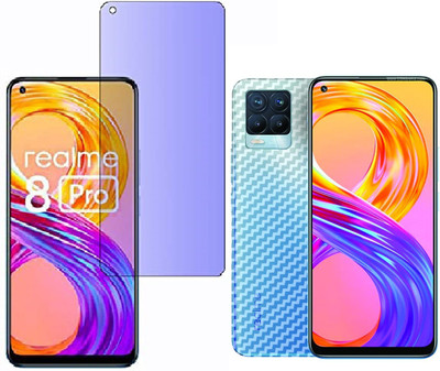 GLASS STAR Front and Back Screen Guard for Realme 8 Pro(Pack of 2)