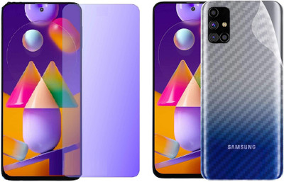 GLASS STAR Front and Back Screen Guard for Samsung Galaxy M31S(Pack of 2)
