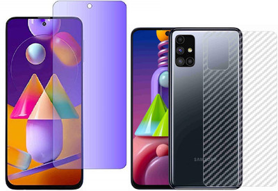 GLASS STAR Front and Back Screen Guard for Samsung Galaxy M51(Pack of 2)
