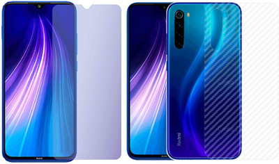 GLASS STAR Front and Back Screen Guard for Redmi Note 8(Pack of 2)