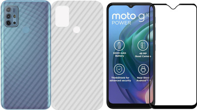 Karpine Front and Back Screen Guard for Motorola Moto G10 Power(Pack of 2)